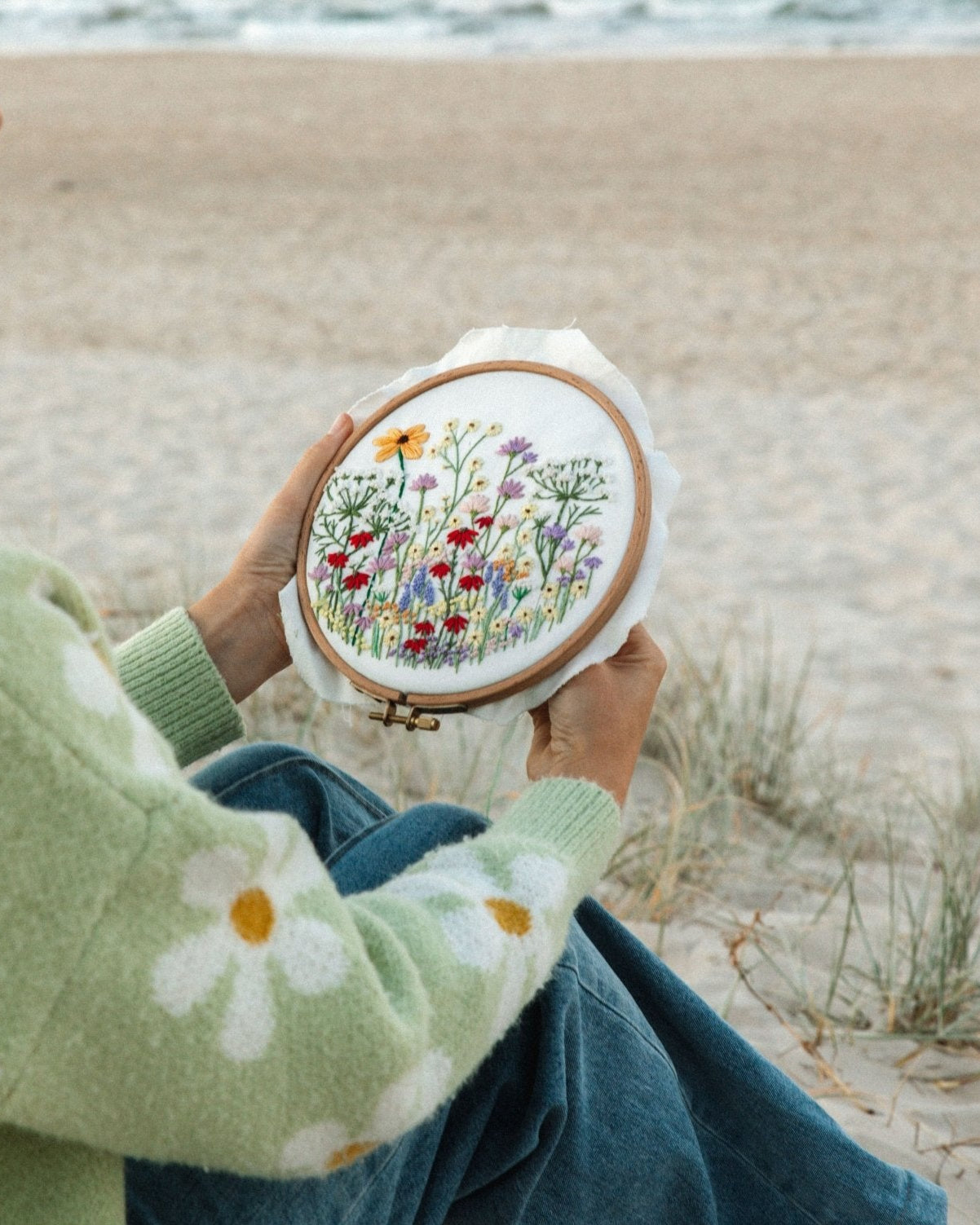 Meadow Embroidery Kit - Stitched Up Kits