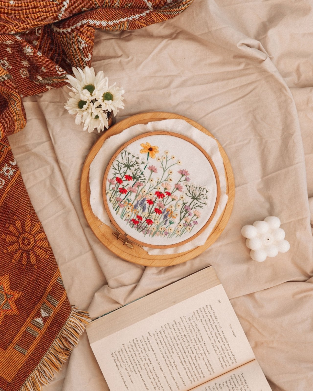 Meadow Embroidery Kit - Stitched Up Kits