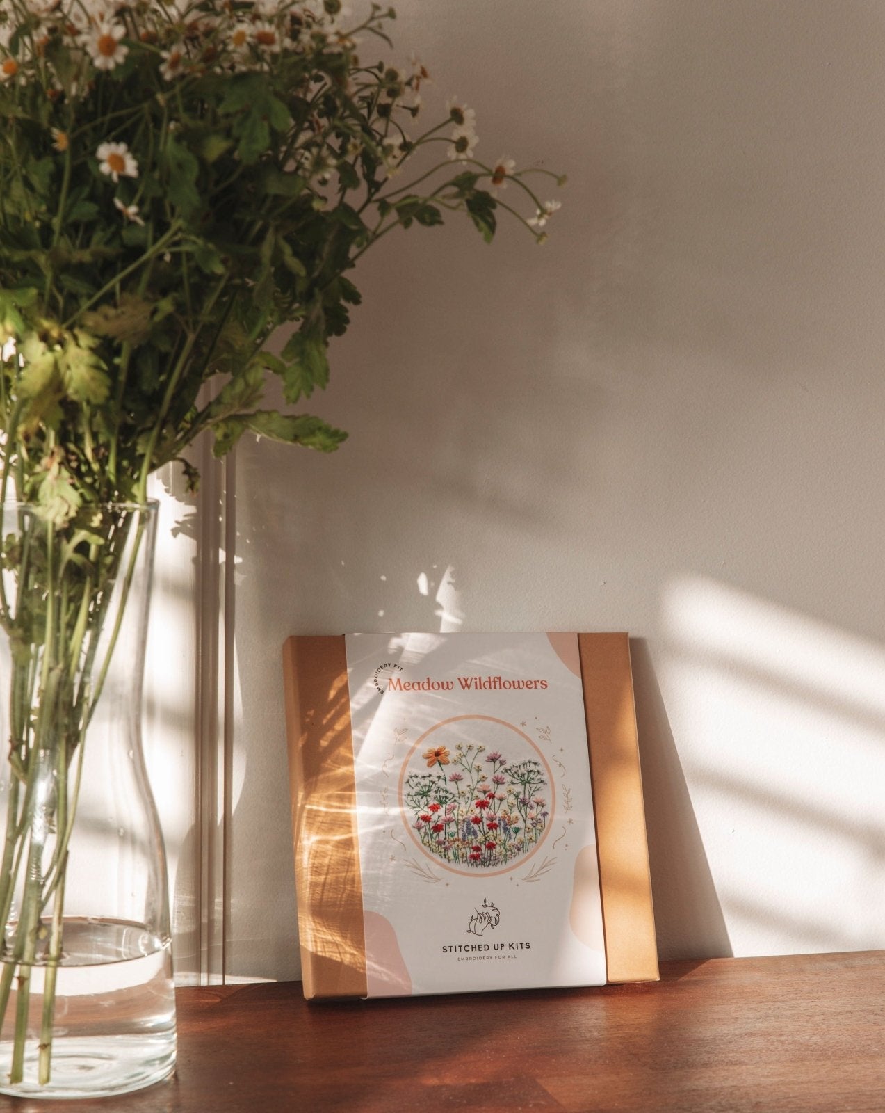 Meadow Wildflowers Embroidery Kit - Stitched Up Kits
